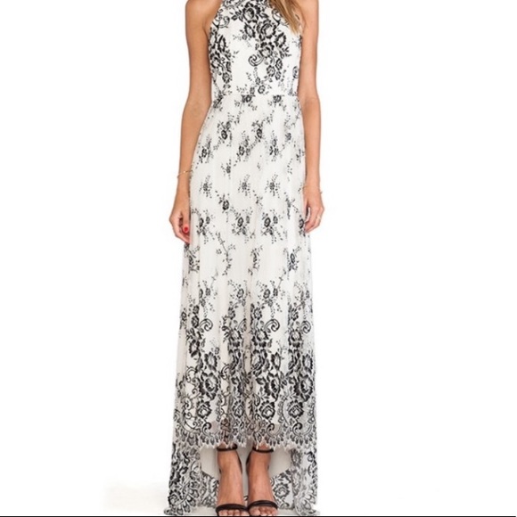 ✨Alice + Olivia Isla T-Back Maxi Dress - Picture 2 of 9